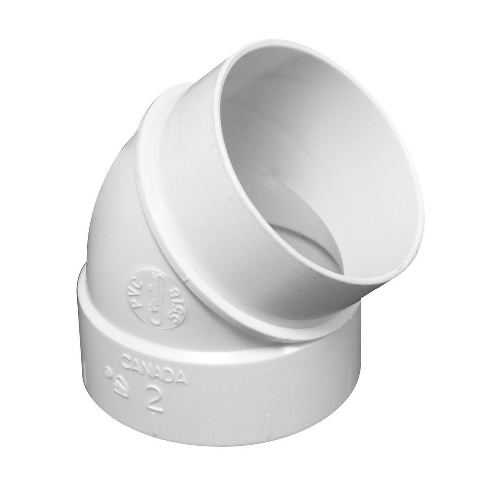 Curba 45 ° spigot
